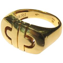 Classic Bulgari Parentesi Gold Ring