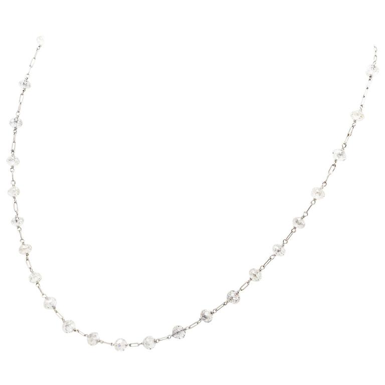35 Carats Diamond Beads Facetted 