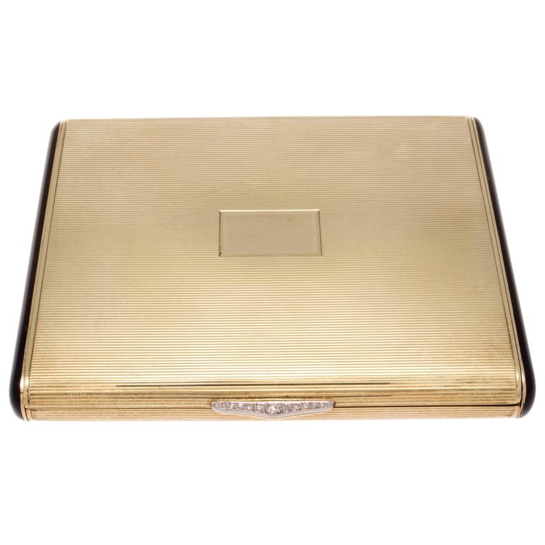 Cartier Retro Gold Box at 1stDibs