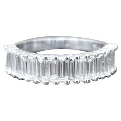 Used Diamond Baguette Cut Wedding Ring 1.50 carats