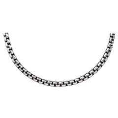 David Yurman Sterling Silver 30" 3mm Box Chain Necklace