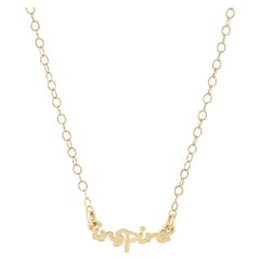 14K "Use Your Words" Necklace: Inspire