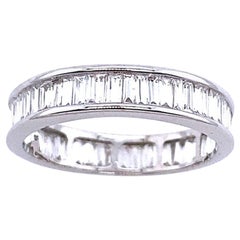 1.50ct Baguette Diamond Full Eternity Ring in 18ct White Gold