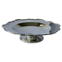 Plato para tartas y frutero de plata de ley de William Neale & Son Ltd, 1938