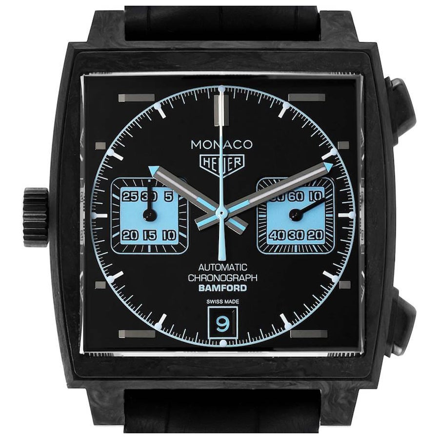 Tag Heuer Monaco Limited Edition Black Dial Carbon Mens Watch CAW2190 Unworn