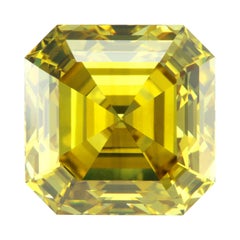 GIA Certified - 7.45 carat Fancy Deep Yellow Diamond 