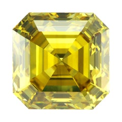 Certifié par le GIA - Diamant jaune foncé de 7,45 carats