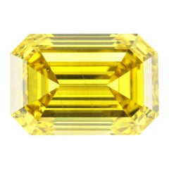 GIA Certified - 4.09 carat Fancy Deep Yellow Diamond