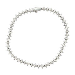 Adina Reyter London Diamond Spike Tennis Bracelet in Sterling Silver