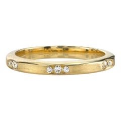 Handcrafted Grover Old European Cut Diamond Band by Single Stone