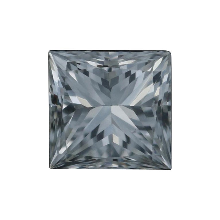 Diamant brut - Princesse .70ct GIA I SI1 Solitaire