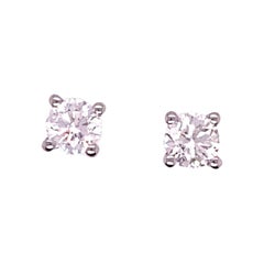 Stud Earring Set with Natural Diamonds 0.40ct G/VS in 18ct White Gold