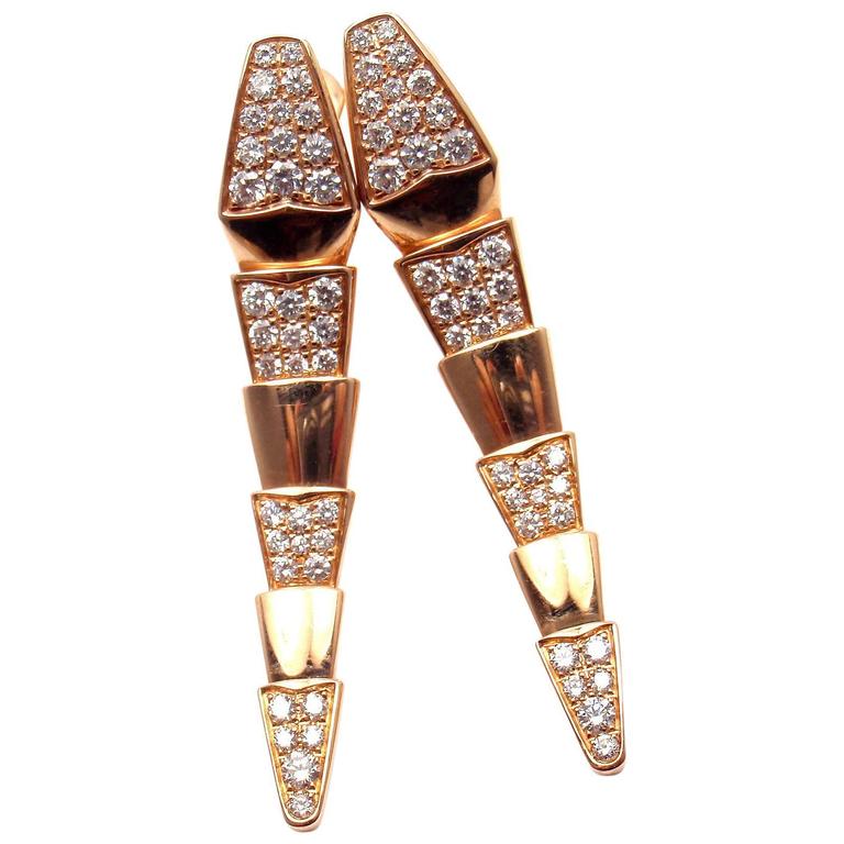 bvlgari snake earrings