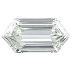 Used GIA Certified 0.67 Carat Hexagonal Diamond L-VS2 GIA Certified Natural Diamond