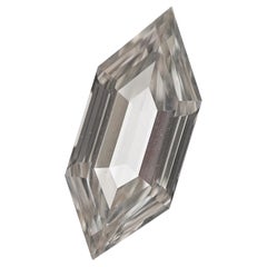 GIA Certified 0.70 Carat Hexagonal, Natural Loose Diamond, L Color, VS2