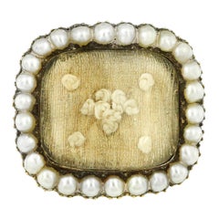 Early Georgian Memorial Brooch Circa 1800