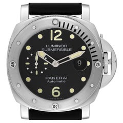 Panerai Luminor Submersible 44mm Steel Mens Watch PAM01024 Box Card