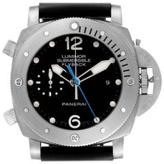 Panerai Luminor Submersible Chrono Flyback Mens Watch PAM00614 Papers