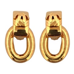 Convertible Vintage Chanel Earrings - 18K Gold Plated