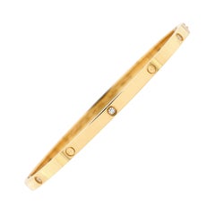 Cartier Love 6 Diamond Bracelet 18K Yellow Gold and Diamonds Small