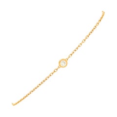 Cartier D'Amour Bracelet 18K Rose Gold and Diamond Small