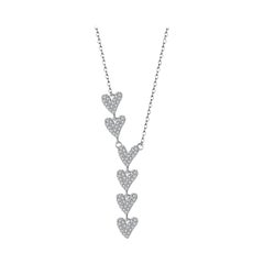 2.04 TCW VVS Natural Diamond Heart Pendant Necklace