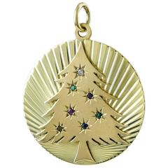 Christmas Tree Dearest Gold Charm Engraved To My Beloved Wife