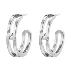 KINRADEN THE GASP LARGE Earring - argent sterling (une paire)