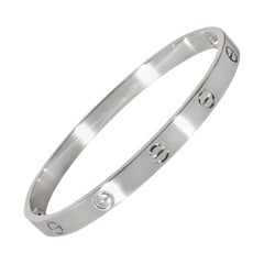 Cartier Love Bracelet in 18k White Gold