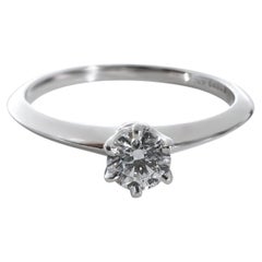 Tiffany & Co. Diamond Engagement in Platinum 0.39 ct E/VVS2