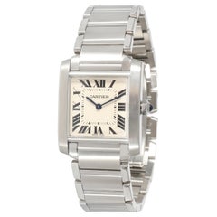 Cartier Tank Francaise WSTA0005 Orologio Unisex in Acciaio inox