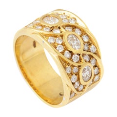 Diamond Yellow Gold 18K Ring