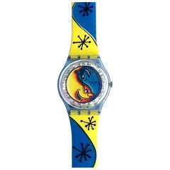 Used Limited Edition Swatch Fiz N'Zip by Kenny Scharf