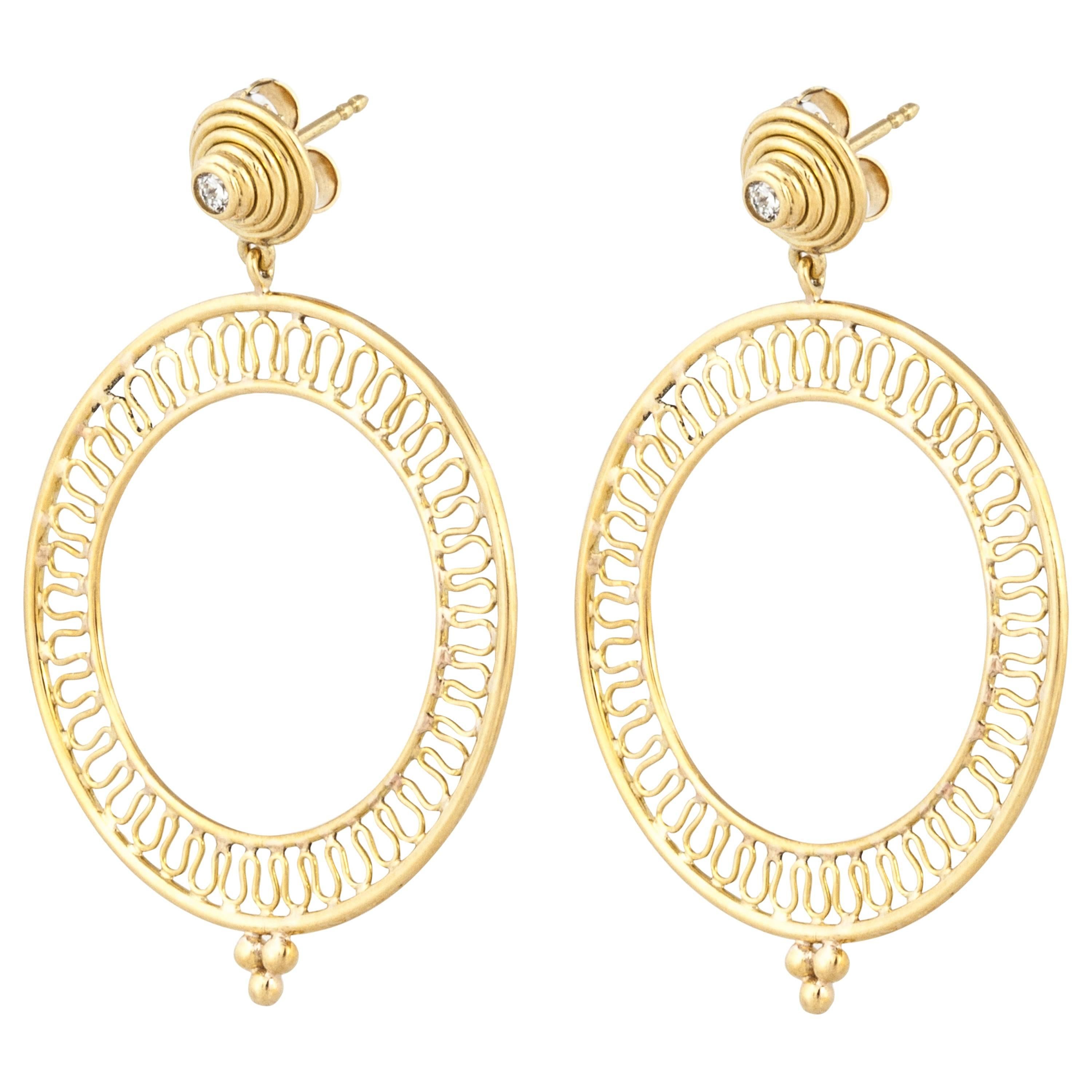 Temple St. Clair Dangle Earrings