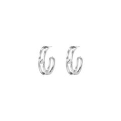 KINRADEN THE GASP, boucles d'oreilles petites - argent sterling (une paire)