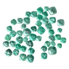 30.69 Cts Colombian Emerald Sugarloaf cabochon Loose Gemstone for Fine Jewelry