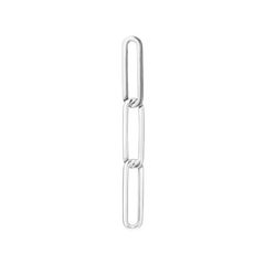 KINRADEN THE SIGH III MEDIUM, boucles d'oreilles en argent sterling