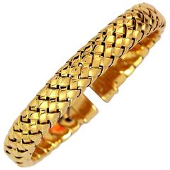 Tiffany & Co. Woven Gold Cuff Bracelet