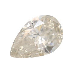 Diamant en forme de poire de 0,32 carat, pureté VS2, certifié GIA 