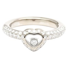 Chopard Fashion Diamond Band Ring in 18K White Gold