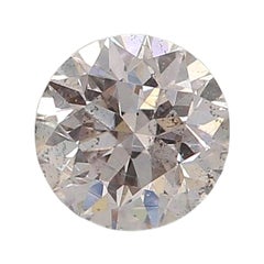 0.28 Karat Hellrosa runder geformter Diamant I2 Reinheit GIA zertifiziert