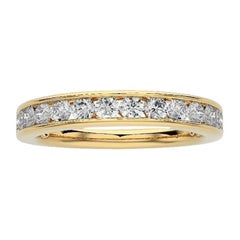 1981 Classic Collection Wedding Band Ring : 1 Ct Diamonds in 14K Yellow Gold (Anneau de mariage de la collection Classic : 1 Ct Diamonds in 14K Yellow Gold)