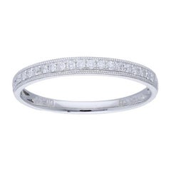 0,25 Karat Diamanten in 14K Weißgold 1981 Classic Kollektion Trauringe