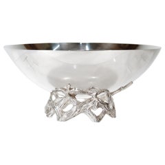 Vintage Postmodern Tiffany & Co. Sterling Silver Centerpiece Bowl Model No 23886