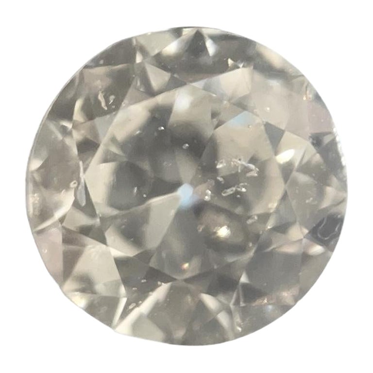 1.38 Carat Round OE I- Color, SI2-Clarity - Natural Diamond For Sale
