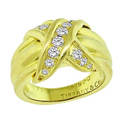 Tiffany & Co. Bague en or avec diamant de 0,50ct