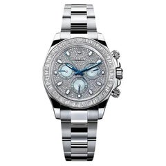 Rolex Daytona Platinum Diamond Pave Dial Men’s Watch 116576TBR 
