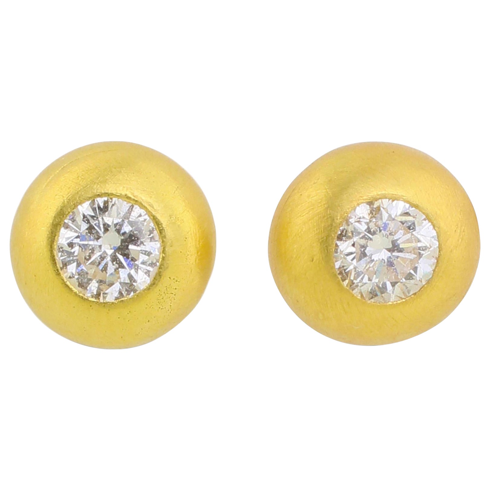 PHILIPPE SPENCER 1/3 Ct. Tw. COLORLESS Diamond 20K Gold Drop Stud Earrings