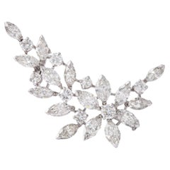 Diamond White Gold 18K Brooch