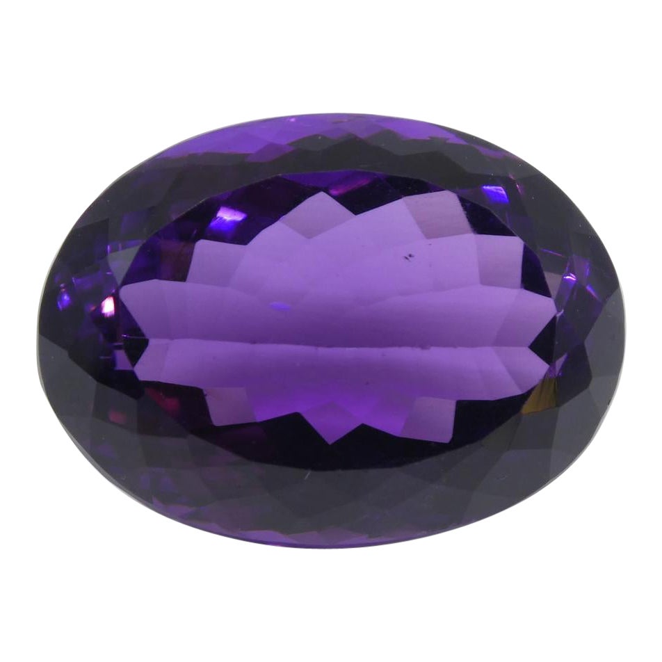 20.72 ct Oval Amethyst For Sale